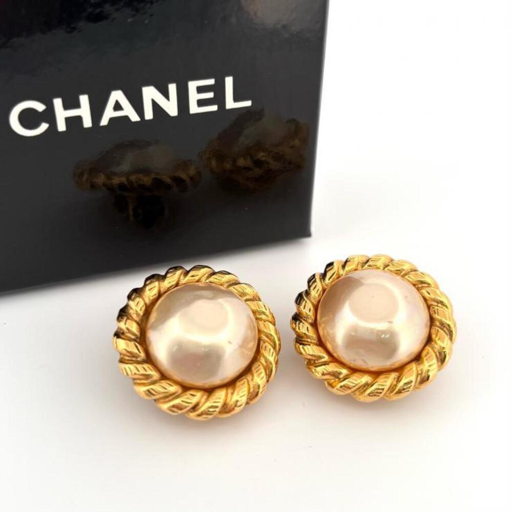 Chanel Vintage Earrings Pearl #234098C47B